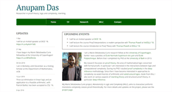 Desktop Screenshot of anupamdas.com