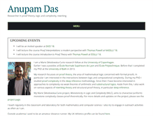 Tablet Screenshot of anupamdas.com